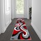 Flash Furniture Red 2' x 7' Modern Plush Abstract Area Rug KP-RG952-27-RD-GG - alternate 1